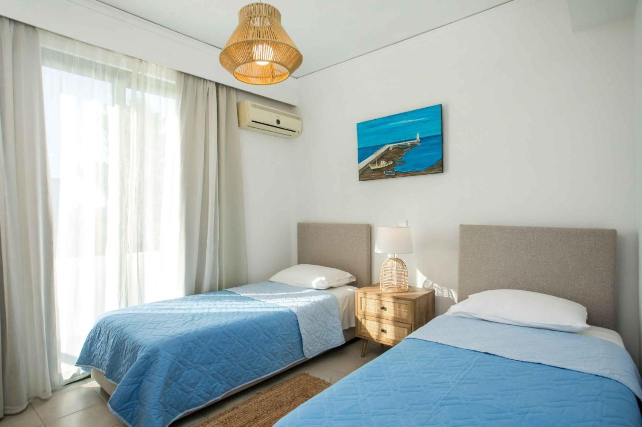Beachfront Villa Rhodes Seashell Gennadi Exterior photo