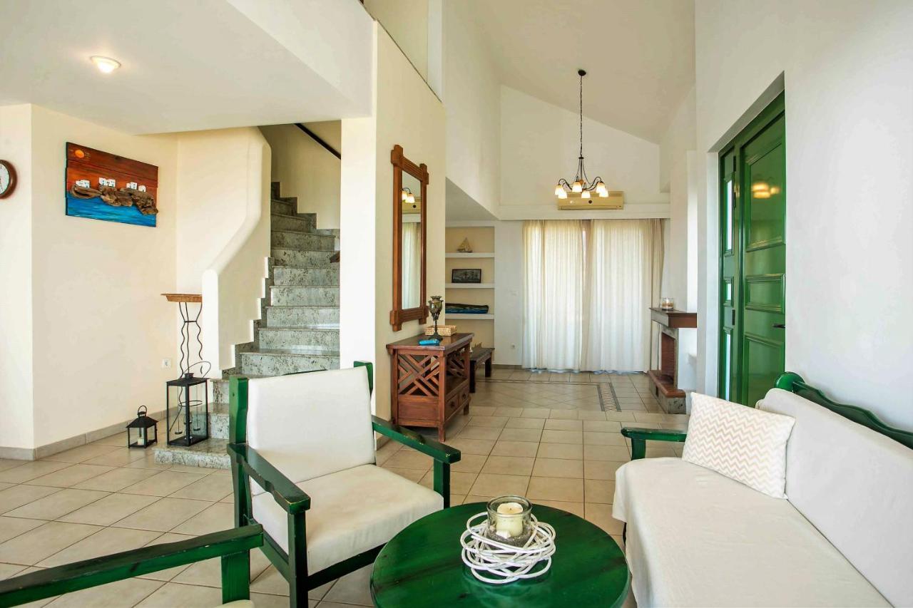 Beachfront Villa Rhodes Seashell Gennadi Exterior photo